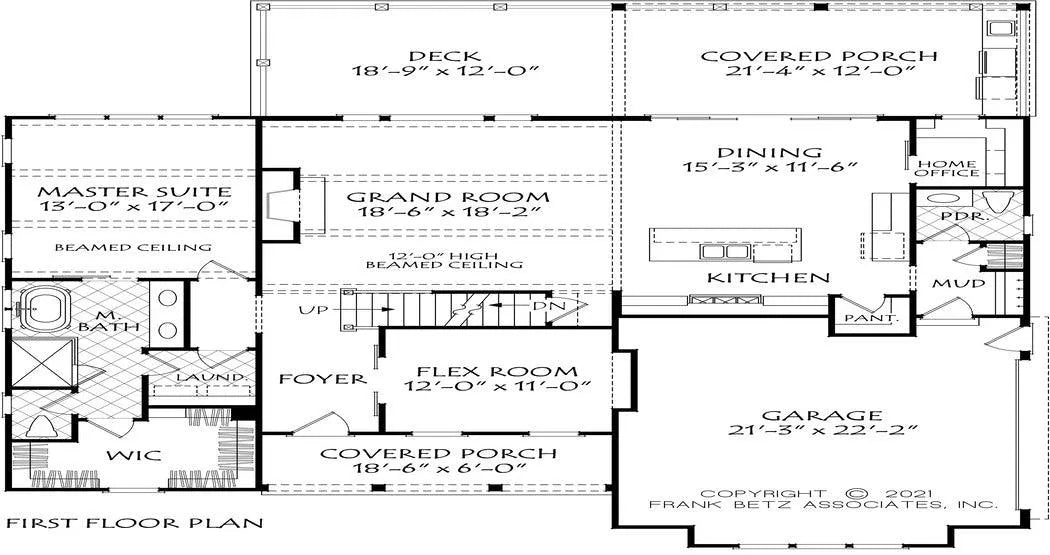 Longview House Plan - Archival Designs House Plans, floor plan