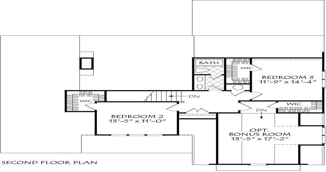 Longview Second Floor Plan