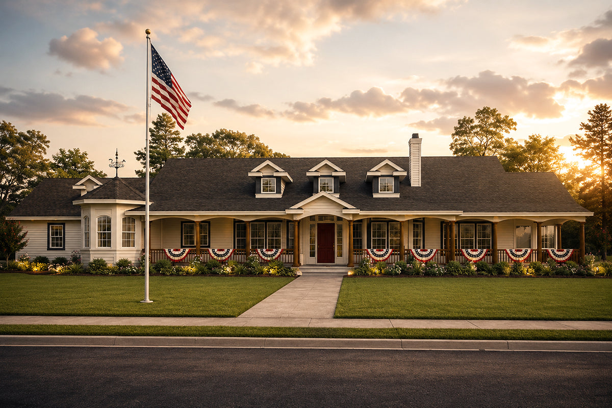 AM8285-A Country House, 4 Bedrooms, 5.5 Bathrooms | Louisville House Plan Exterior-3