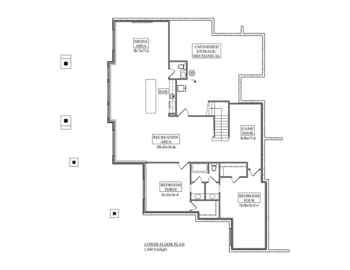 Arabella House Plan - Archival Designs House Plans, floor plan