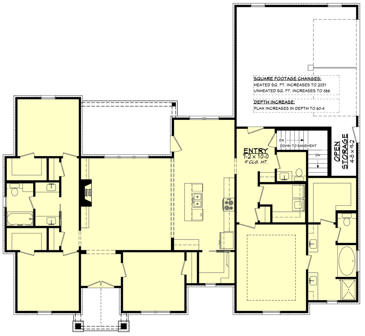 Lucas House Plan - Archival Designs House Plans, floor plan