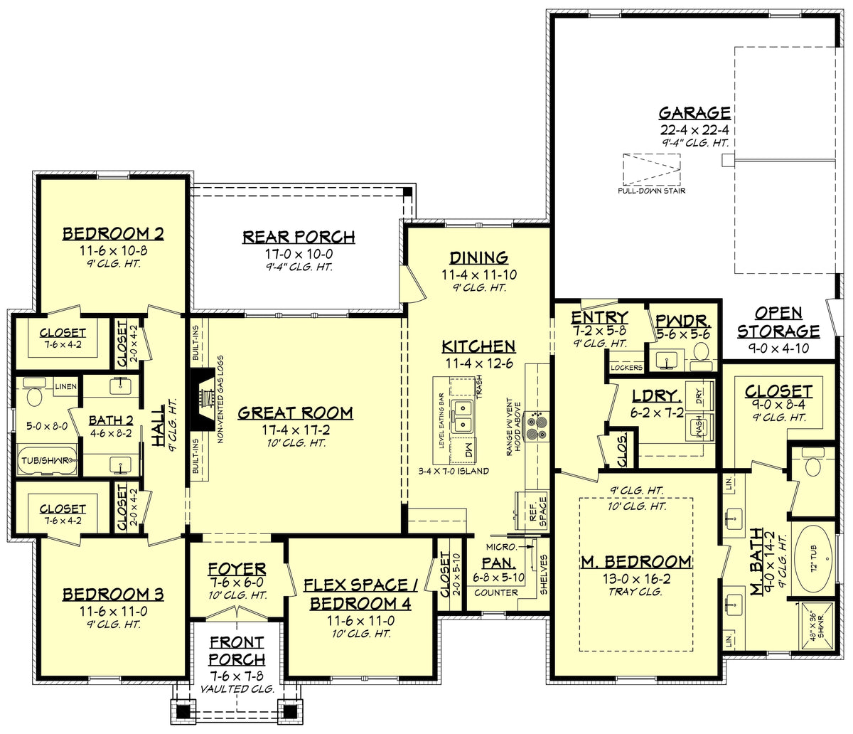 Lucas House Plan - Archival Designs House Plans, floor plan