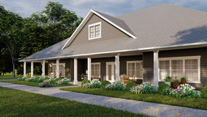 Charming 3-Bedroom Ranch Home with Wraparound Porch & Study