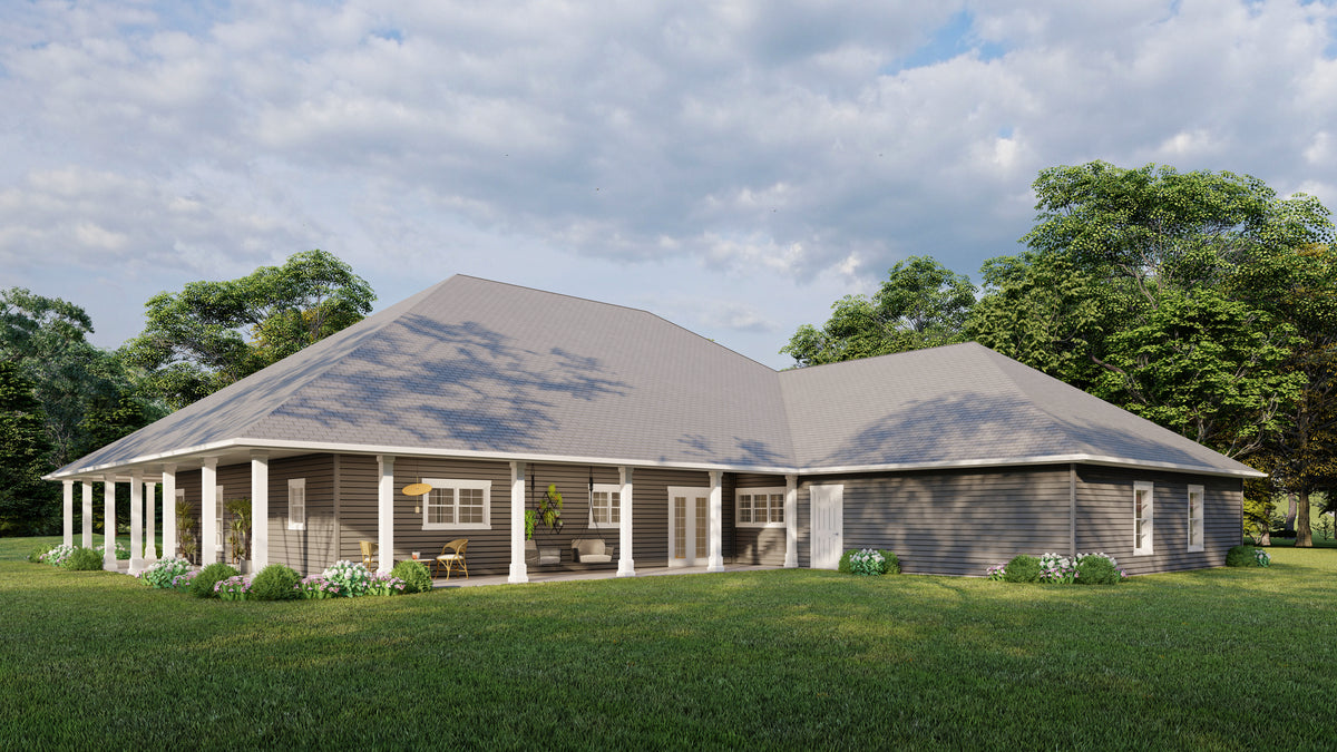 Charming 3-Bedroom Ranch Home with Wraparound Porch & Study