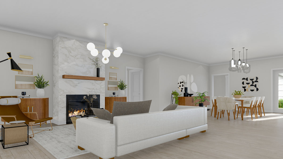 Charming 3-Bedroom Ranch Home with Wraparound Porch & Study