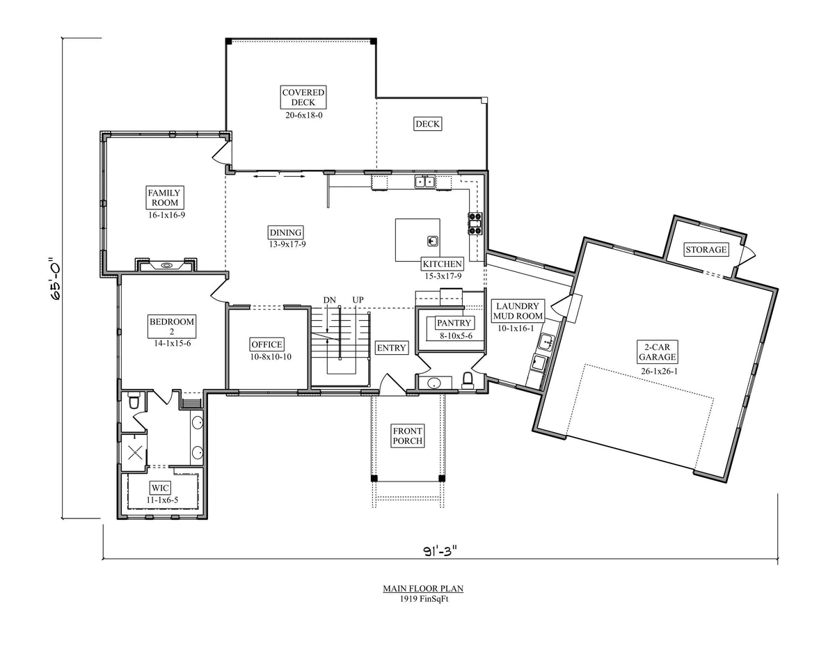 Burlington House Plan - Archival Designs House Plans, floor plan