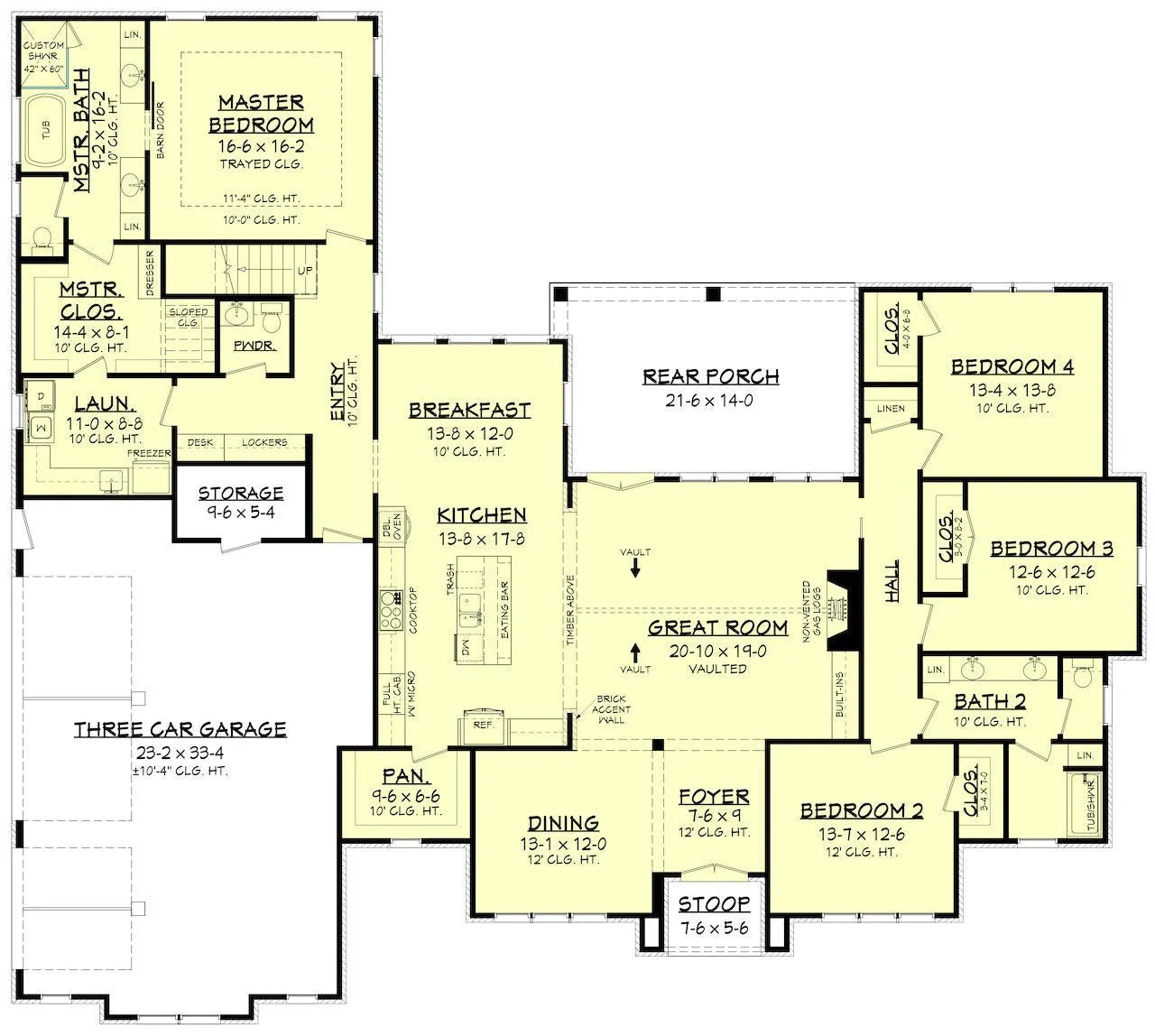 Belmont House Plan - Archival Designs House Plans