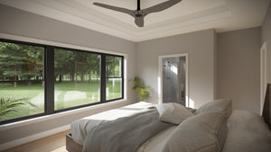 AJ7696-A Country House Master Bedroom, 3 to 5 Bedrooms, 2.5 to 3.5 Bathrooms | Plan 1039