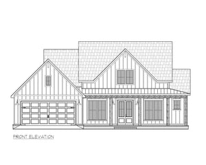 C7434-A Mayfield 2 House Plan Front Elevation