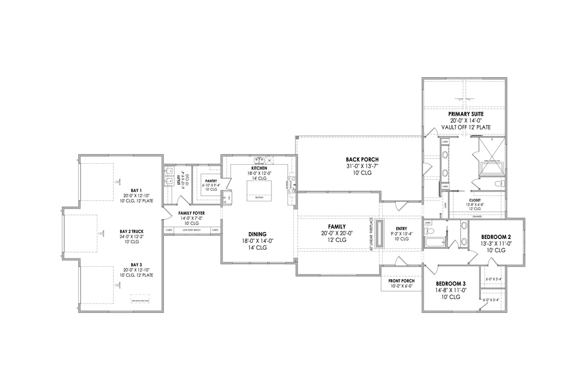 Helming House Plan - Archival Designs House Plans, floor plan