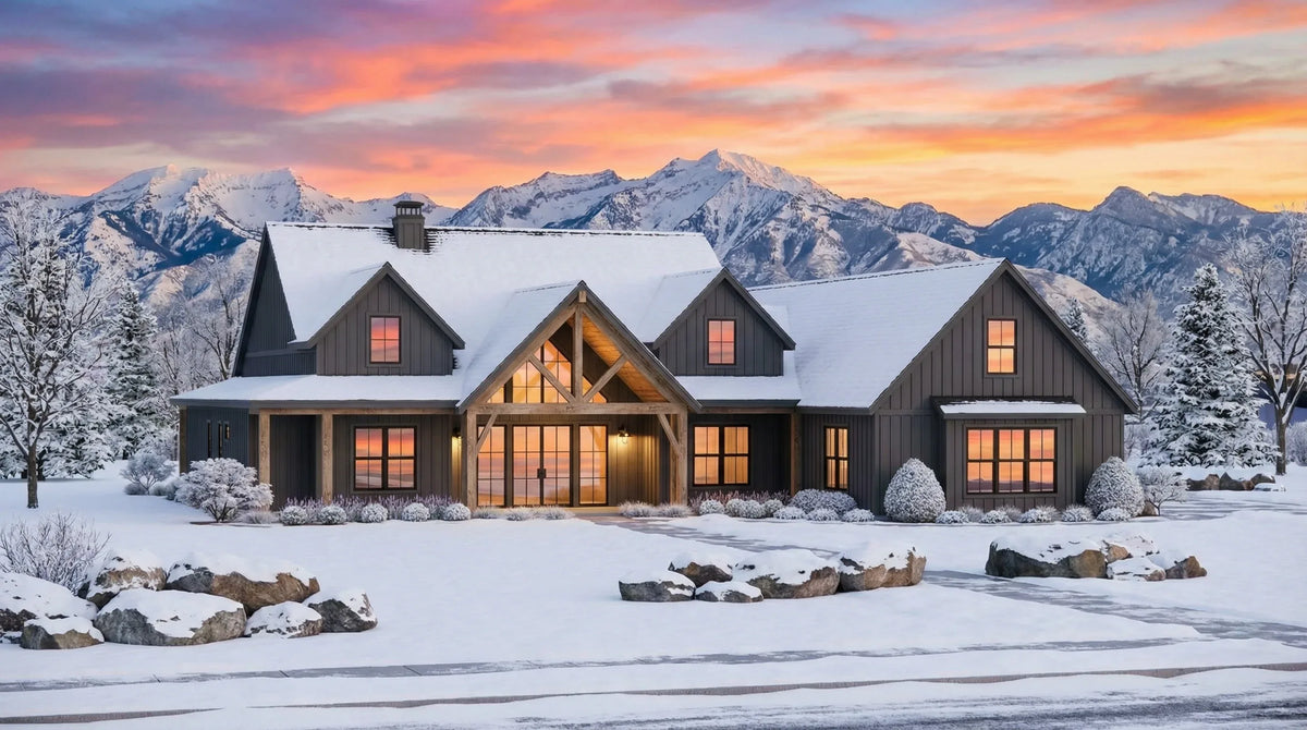 R5078-A Grace House Plan | 4 Bedrooms, 3.5 Bathrooms Exterior-2