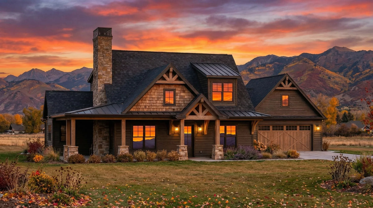 R7287-A MD176 House Plan | 3 Bedrooms, 2.5 Bathrooms Exterior