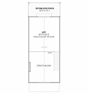 R7286-A MD177 House Loft Floor Plan