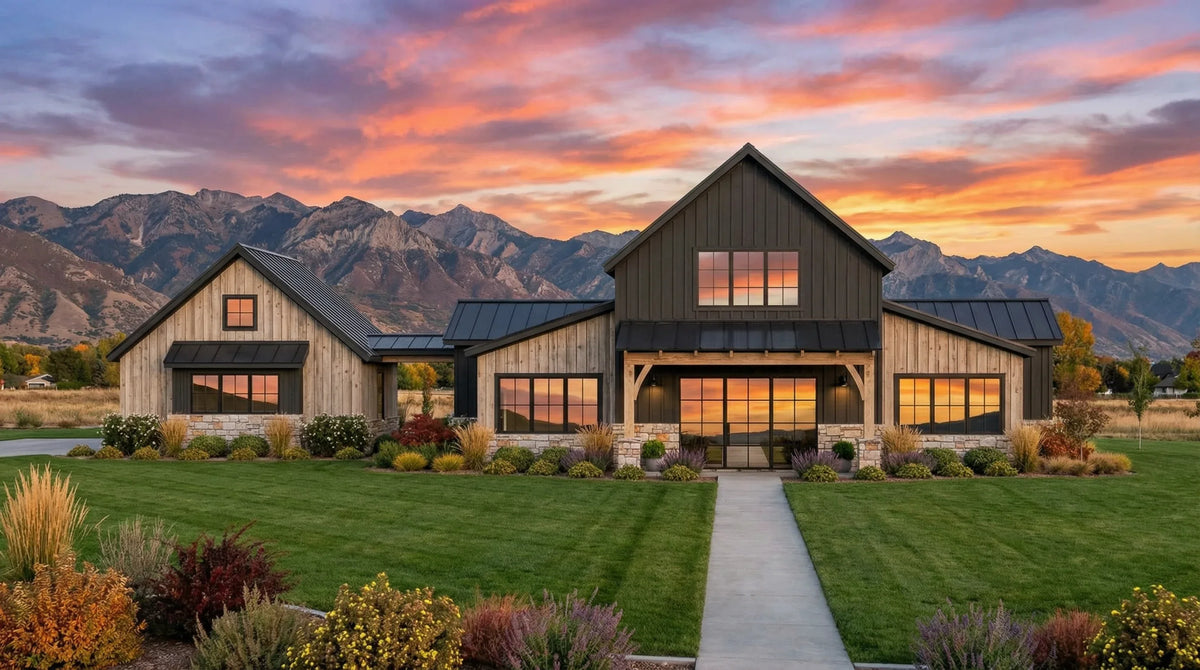 R7286-A MD177 House Plan | 4 Bedrooms, 2 Bathrooms Exterior-8