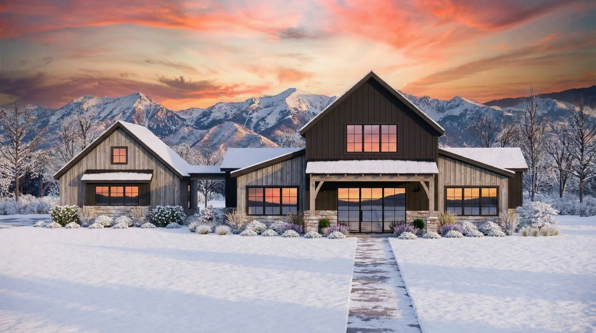 R7286-A MD177 House Plan | 4 Bedrooms, 2 Bathrooms Exterior-9