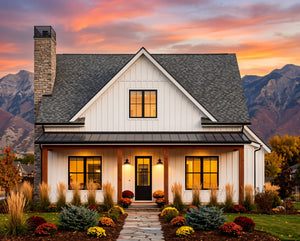 R7313-A MD180 House Plan | 4 Bedrooms, 2.5 Bathrooms Exterior