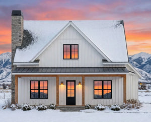 R7313-A MD180 House Plan | 4 Bedrooms, 2.5 Bathrooms Exterior-2