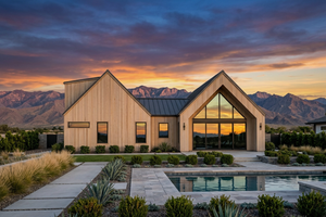 R8442-A Ranch House, 3 Bedrooms, 2.5 Bathrooms | MD183 House Plan Exterior Exterior