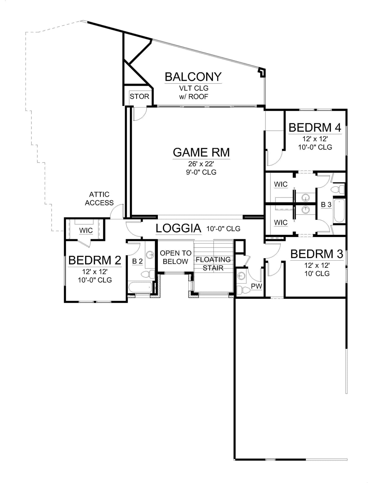 Meadowood House Plan - Archival Designs House Plans, floor plan