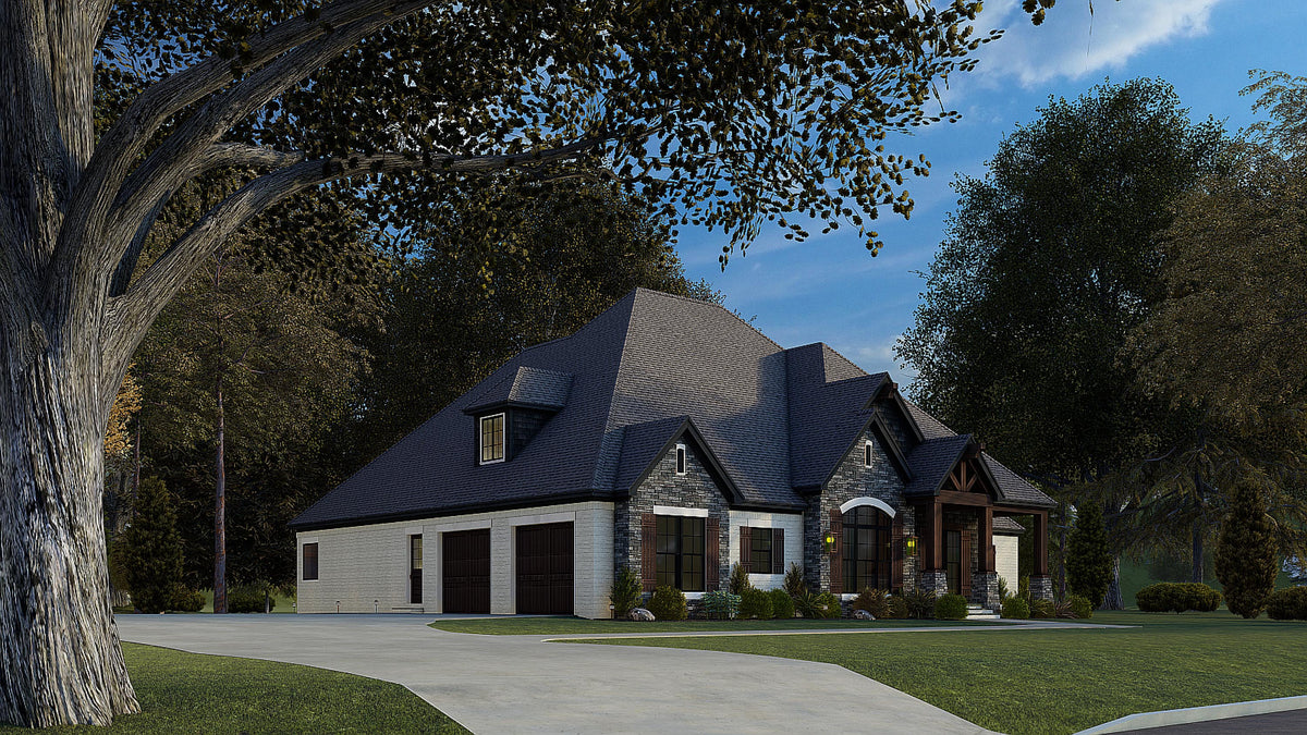 4-Bedroom Modern Farmhouse with 2,537 Sq Ft and Bonus Room