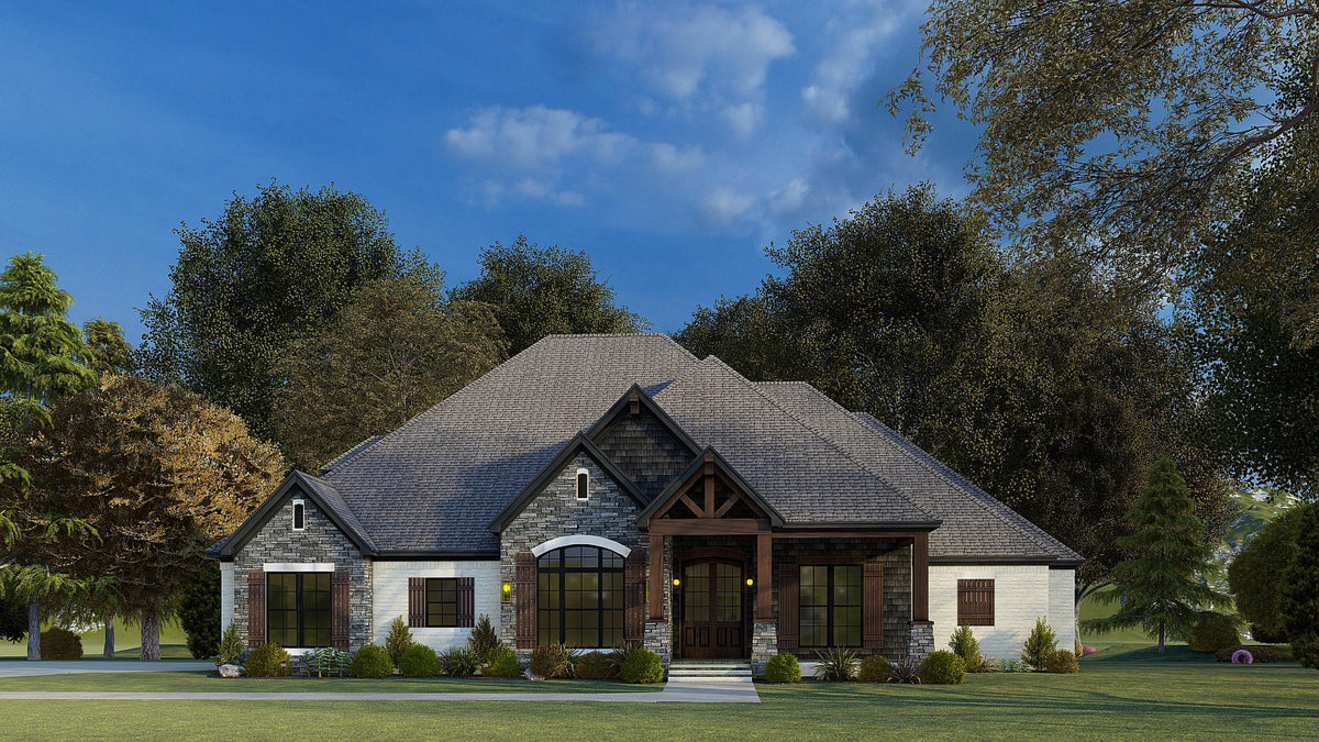 4-Bedroom Modern Farmhouse with 2,537 Sq Ft and Bonus Room