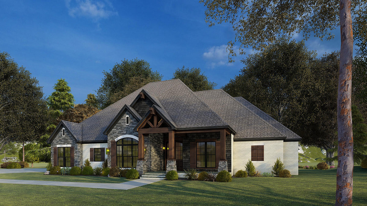 4-Bedroom Modern Farmhouse with 2,537 Sq Ft and Bonus Room