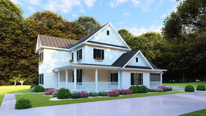 Elegant Two-Story Home with Rear Garage and Grand Living Spaces