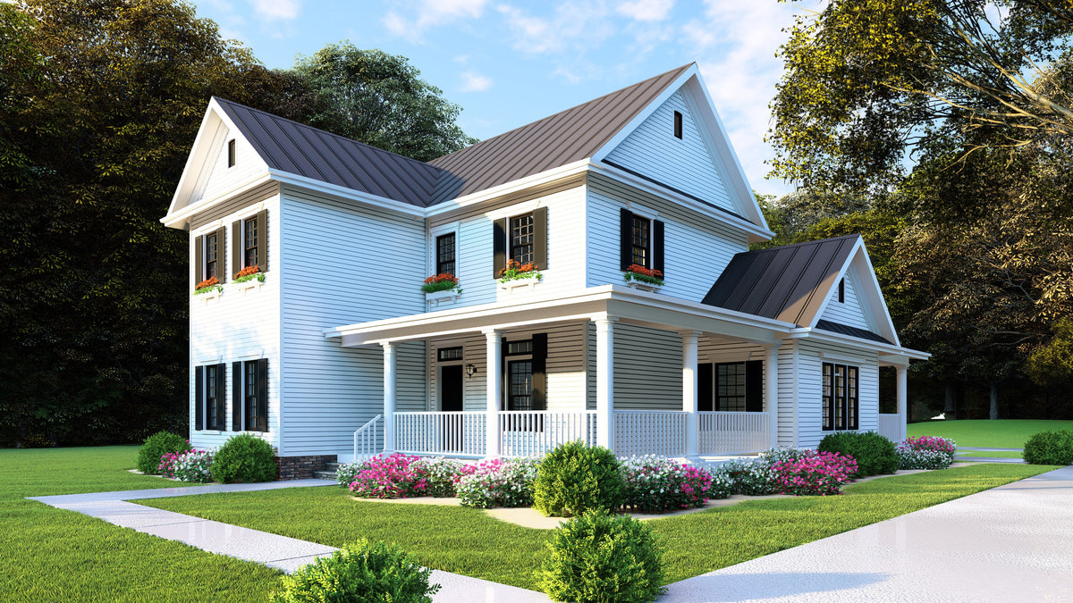 Elegant Two-Story Home with Rear Garage and Grand Living Spaces