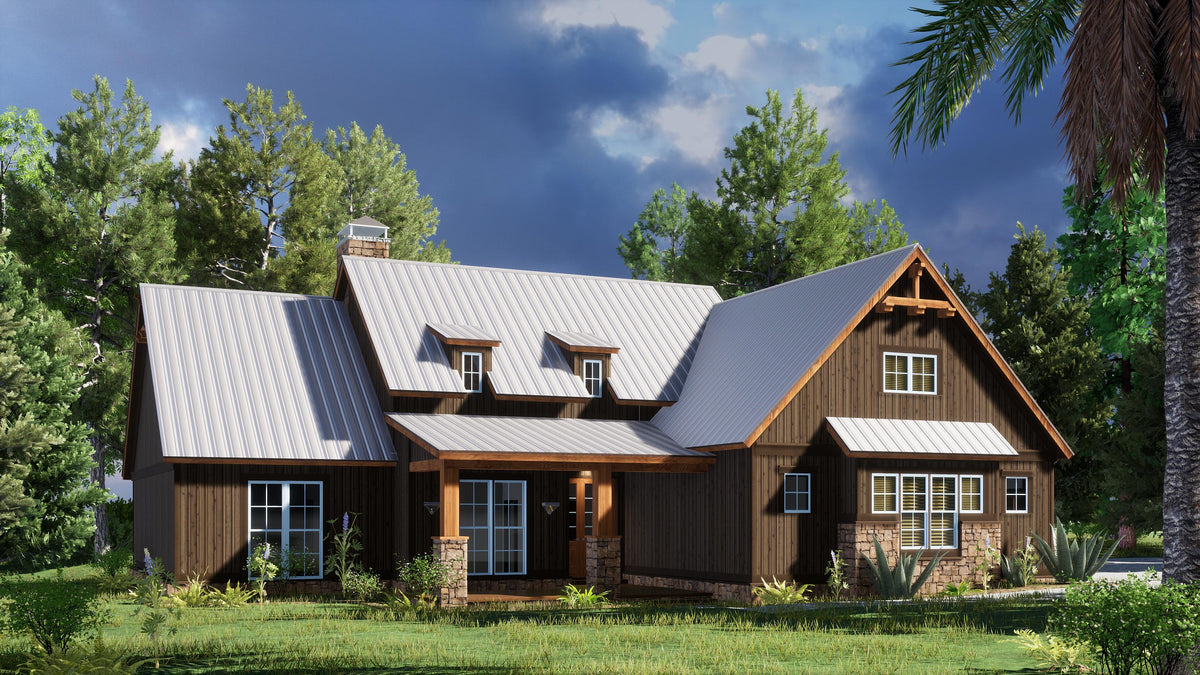 Stylish 1,897 sq ft Ranch with Two-Story Foyer Entrance