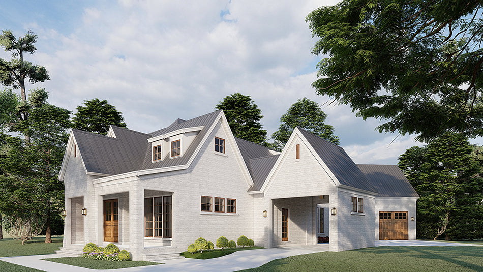 Elegant 3-Bedroom Home with Angled Garage and Two-Story Living