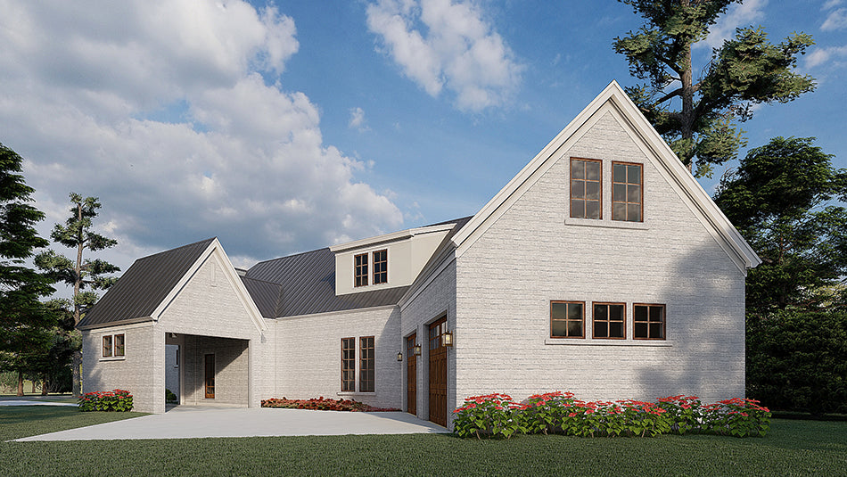 Elegant 3-Bedroom Home with Angled Garage and Two-Story Living