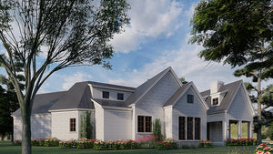 Elegant 3-Bedroom Home with Angled Garage and Two-Story Living