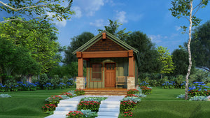 Cozy One-Bedroom Cottage with Smart Layout and Timeless Charm