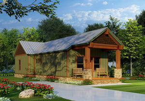 AE7811-A Craftsman House, 2 Bedrooms, 1 Bathroom | Men 5300 Exterior-2