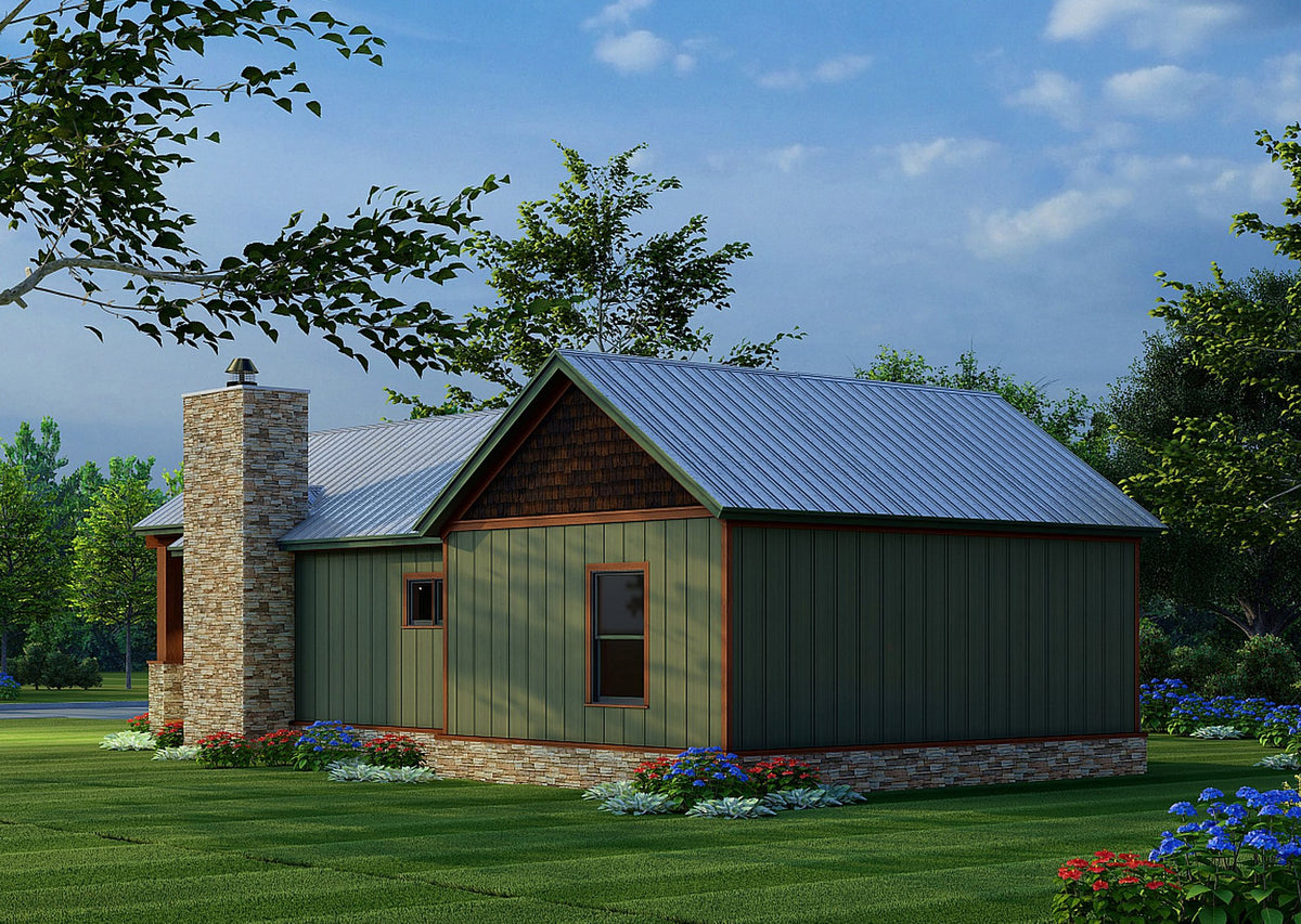 AE7811-A Craftsman House, 2 Bedrooms, 1 Bathroom | Men 5300 Exterior-3