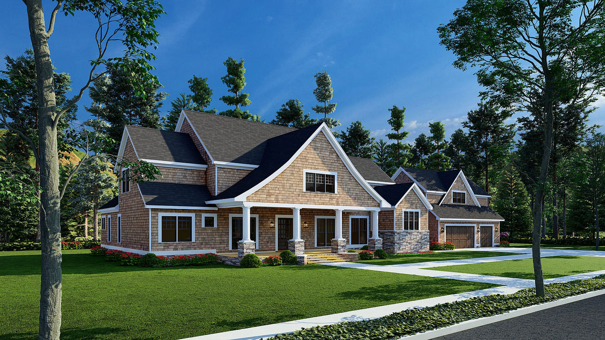AE7814-A Country House, 5 Bedrooms, 5.5 Bathrooms | Southern Exposure Exterior-2
