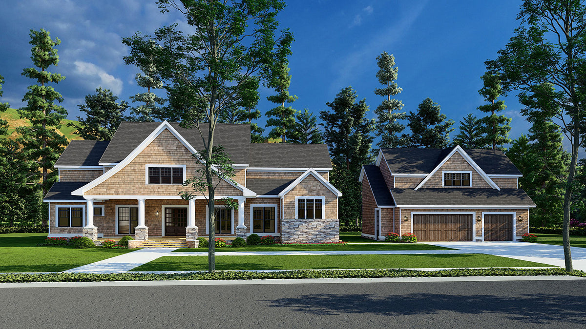 AE7814-A Country House, 5 Bedrooms, 5.5 Bathrooms | Southern Exposure Exterior
