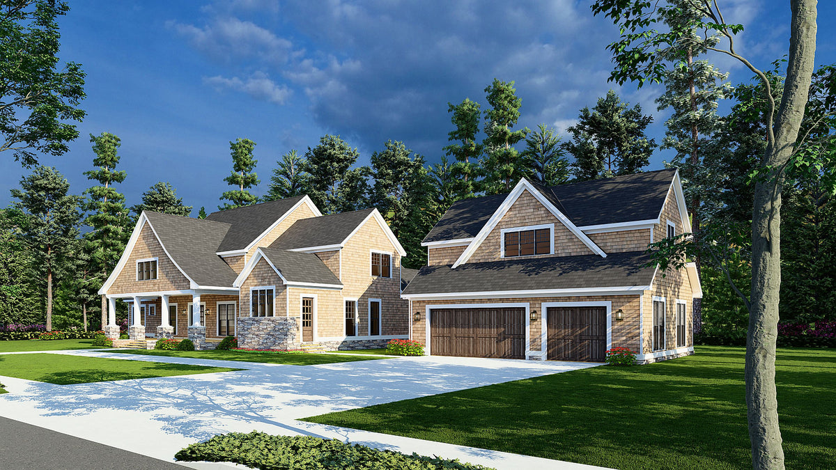 AE7814-A Country House, 5 Bedrooms, 5.5 Bathrooms | Southern Exposure Exterior-3
