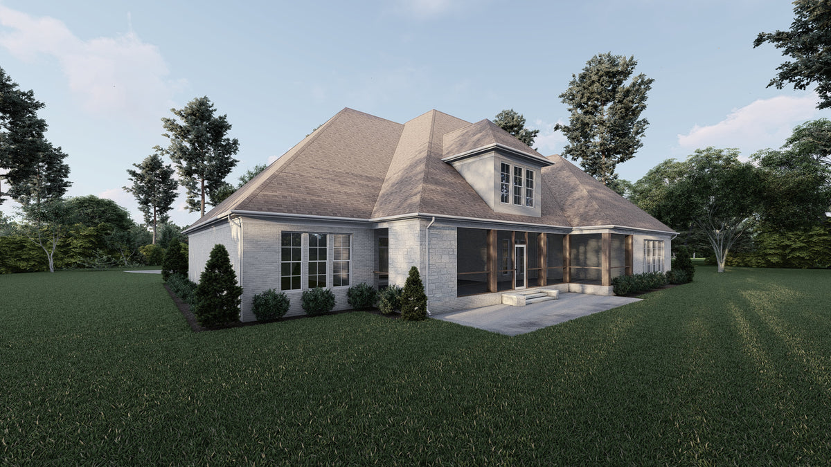 AE7815-A European House, 3 Bedrooms, 3.5 Bathrooms | Southbend Manor Exterior-5