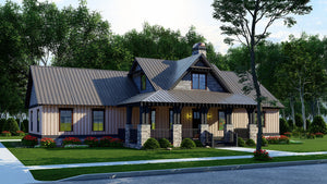 AE7816-A Rustic House, 3 Bedrooms, 2.5 Bathrooms | Cumberland Falls Exterior-2