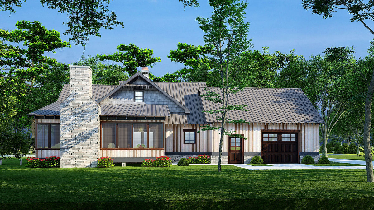 AE7816-A Rustic House, 3 Bedrooms, 2.5 Bathrooms | Cumberland Falls Exterior-5
