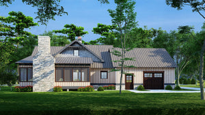 AE7816-A Rustic House, 3 Bedrooms, 2.5 Bathrooms | Cumberland Falls Exterior-5