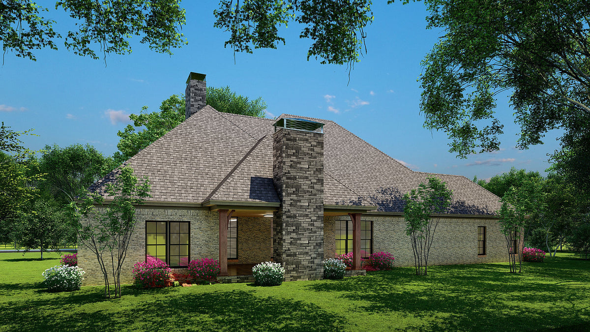 AE7819-A Craftsman House, 4 Bedrooms, 4 Bathrooms | Montrose Exterior-4
