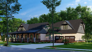 AE7820-A Southern House, 2 Bedrooms, 3.5 Bathrooms | Eaglewood Place Exterior-3