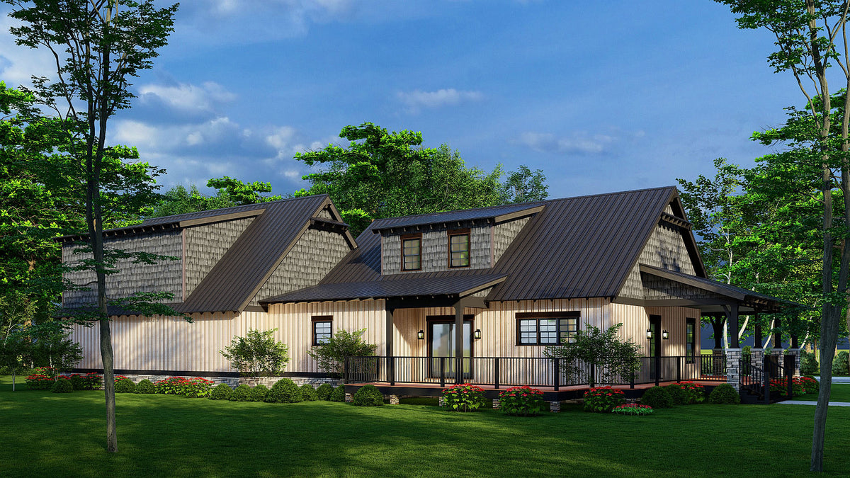 AE7820-A Southern House, 2 Bedrooms, 3.5 Bathrooms | Eaglewood Place Exterior-4