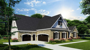 AE7821-A Craftsman House, 5 Bedroom, 5.5 Bathrooms | Cumberland Heights Exterior-2