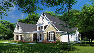 AE7821-A Craftsman House, 5 Bedroom, 5.5 Bathrooms | Cumberland Heights Exterior-3