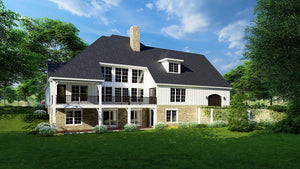 AE7821-A Craftsman House, 5 Bedroom, 5.5 Bathrooms | Cumberland Heights Exterior-4