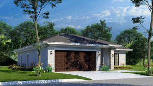 AE7823-A Contemporary House, 3 Bedrooms, 2 Bathrooms | Cannon Place Exterior-2