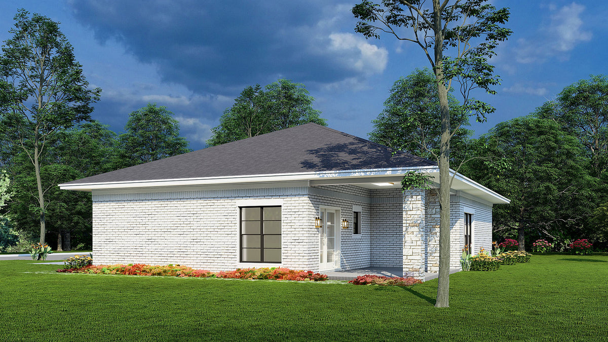 AE7823-A Contemporary House, 3 Bedrooms, 2 Bathrooms | Cannon Place Exterior-3